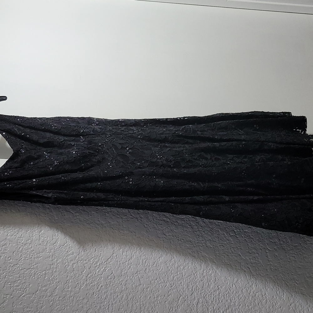 Little black sparkling/lace dress